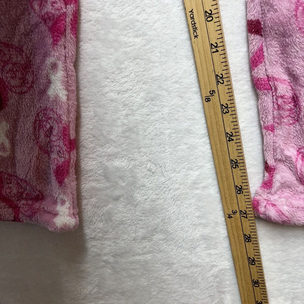 HOTEL SPA Breast Cancer Awareness PINK Print Pajama Pants Cozy Women’s Small NEW - Picture 4 of 6